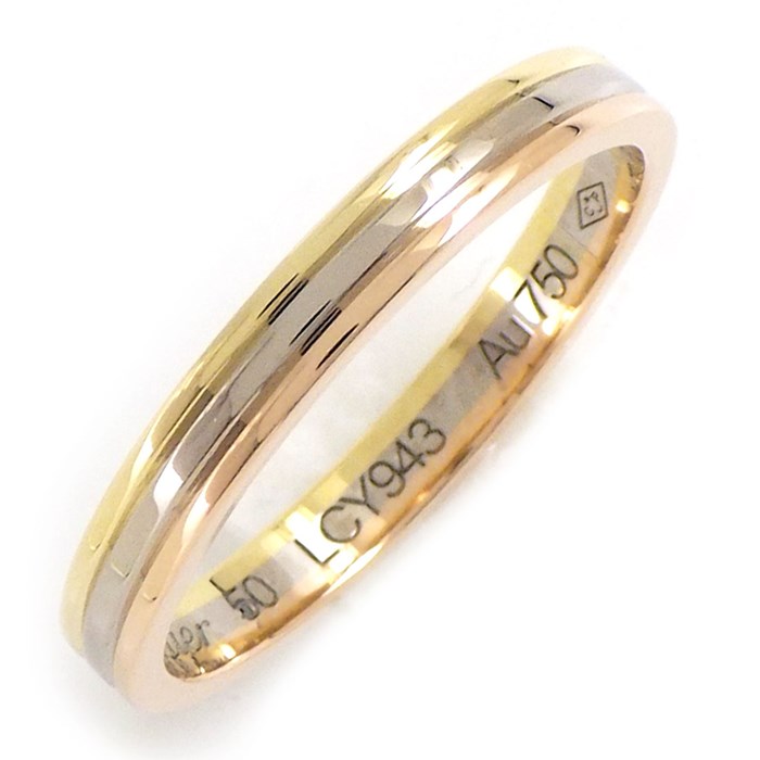 楽天市場】カルティエ【Cartier】K18YG/PG/WG トリニティリング
