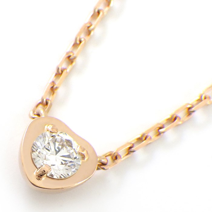 【極美品】Cartier ダムール ネックレス XS ホワイトゴールド ダイヤ Cartier ネックレス ダムールXS ホワイトゴールドチェーン