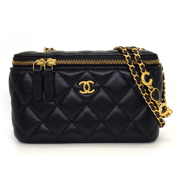 楽天市場】CHANEL シャネル マトラッセ スモール バニティ ココボール