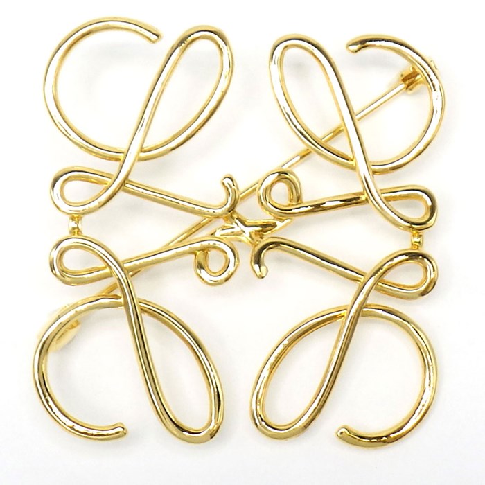 【エリー】LOEWE アナグラム　ブローチ ロエベ LOEWE LOEWE ブローチ ANAGRAM BROOCH アナグラム