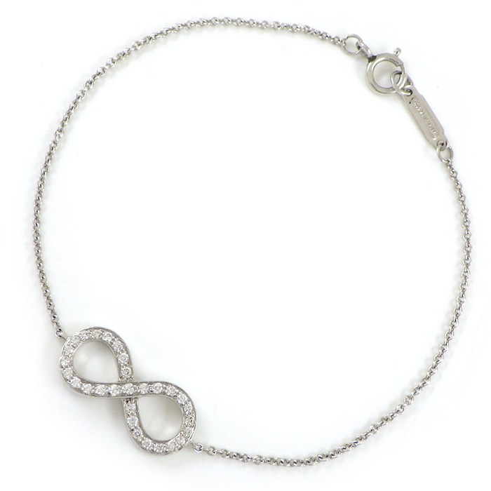 楽天市場】ティファニー 淡水パール インフィニティ 真珠 ブレスレット