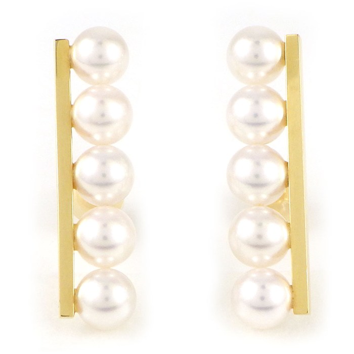 TASAKI タサキ　バランス　パールピアス　アコヤ真珠 楽天市場】タサキ 田崎真珠 TASAKI ピアス バランス プラス バー