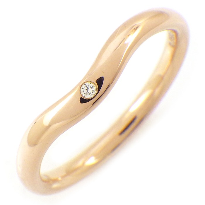 TIFFANY&Co.ティファニー　K18YGミルグレインバンドリング　11.5 TIFFANY&Co.ティファニー K18YGミルグレインバンドリング 11.5