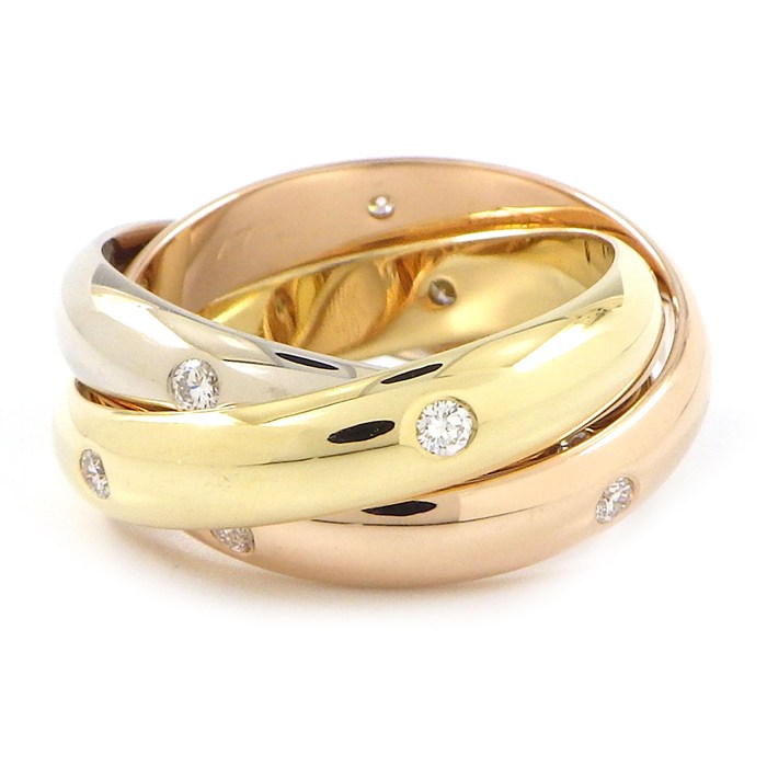 本日限定お値下げ！カルティエスリーカラートリニティリング51 本日限定お値下げ！カルティエスリーカラートリニティリング51 本日