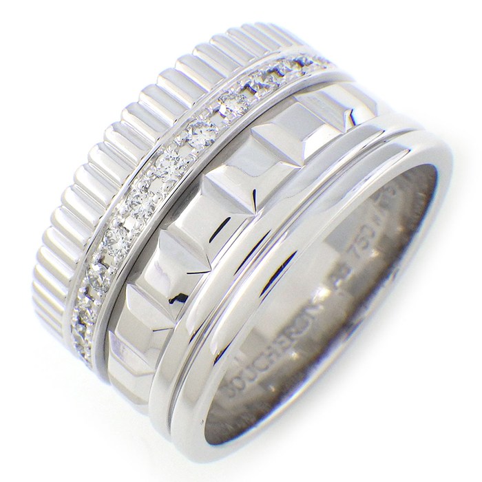 楽天市場】ブシュロン BOUCHERON リング キャトル クル ド パリ ラージ