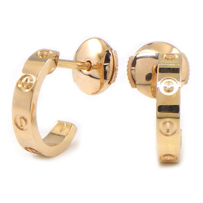 現行　カルティエ　ラブ　シングルピアス　K18YG B8301421 楽天市場】カルティエ Cartier ピアス ラブ シングル B8301421