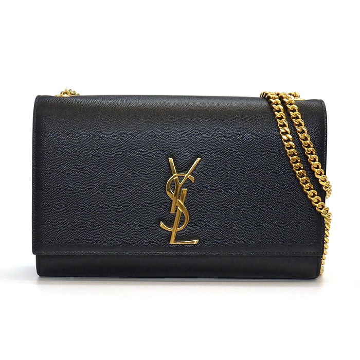レア 美品 イヴサンローラン ショルダーバッグ ジャガード ブラック パープル YVES SAINT LAURENT イヴ サンローラン ケイト スモール