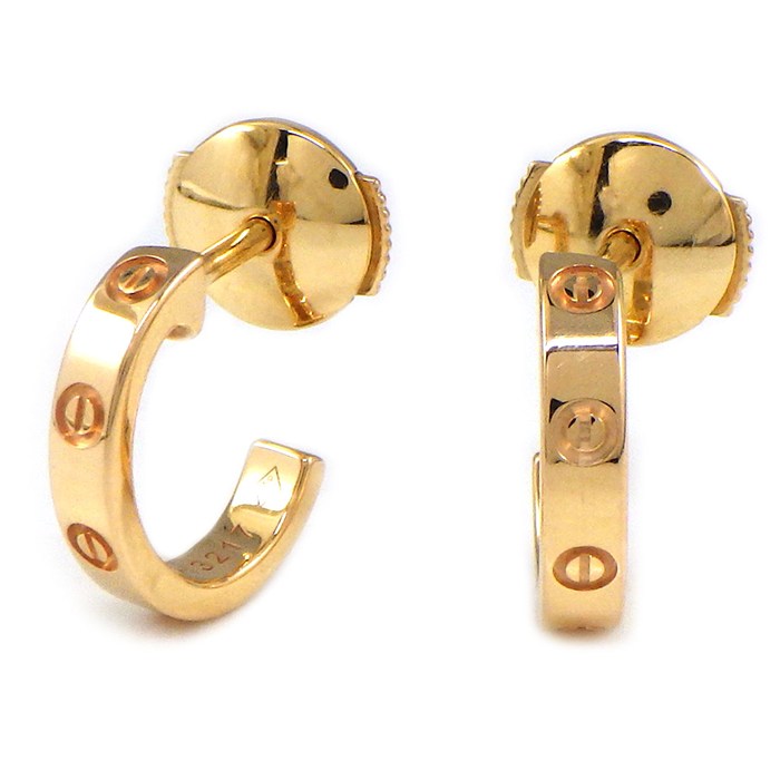楽天市場】カルティエ Cartier ピアス ラブ シングル B8301421
