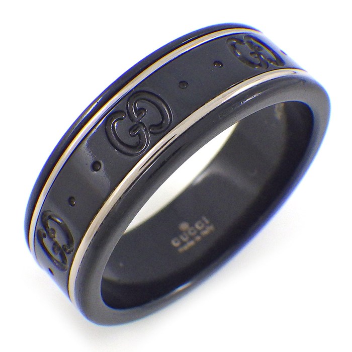 楽天市場】グッチ GUCCI リング 指輪 メンズ レディース ブラック