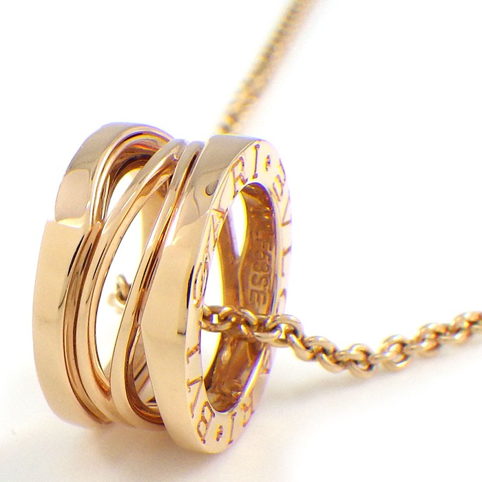 ブルガリ BVLGARI ネックレス B-zero1 ビーゼロワン レジェンド 353795 K18PG 【中古】