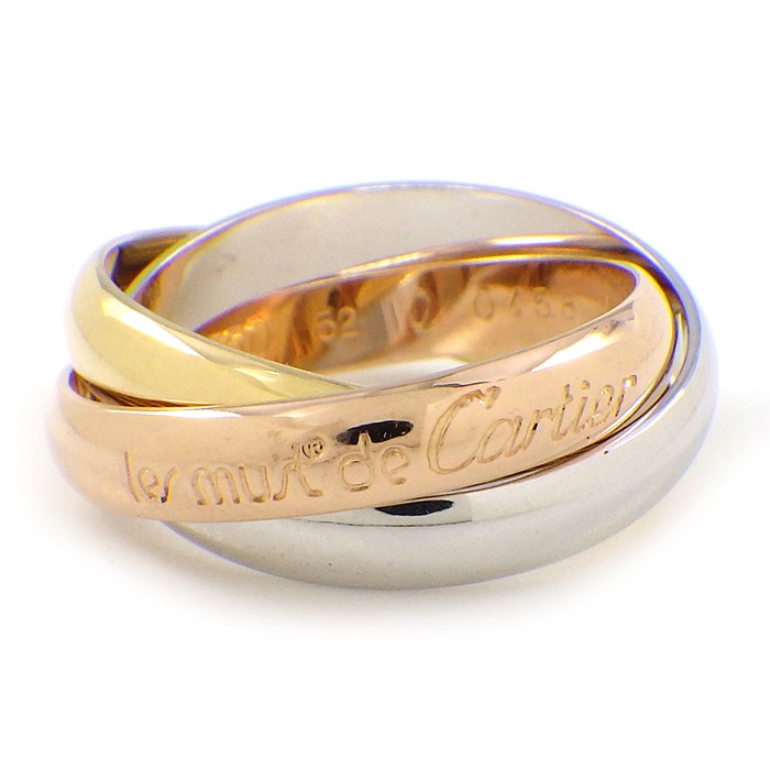 楽天市場】カルティエ Cartier リング トリニティ クラシック MM