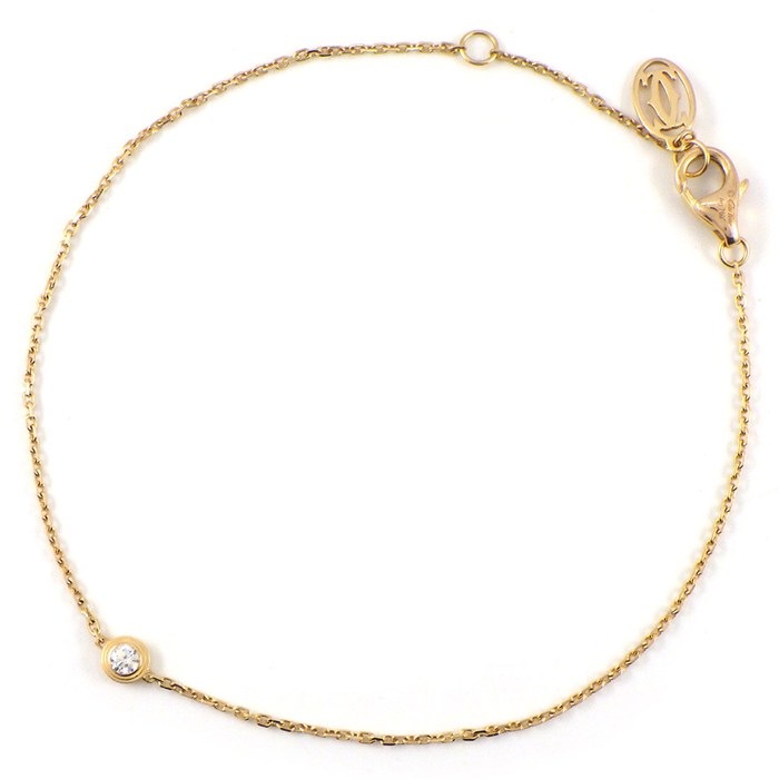 楽天市場】カルティエ Cartier ブレスレット ダムール SM B6040300