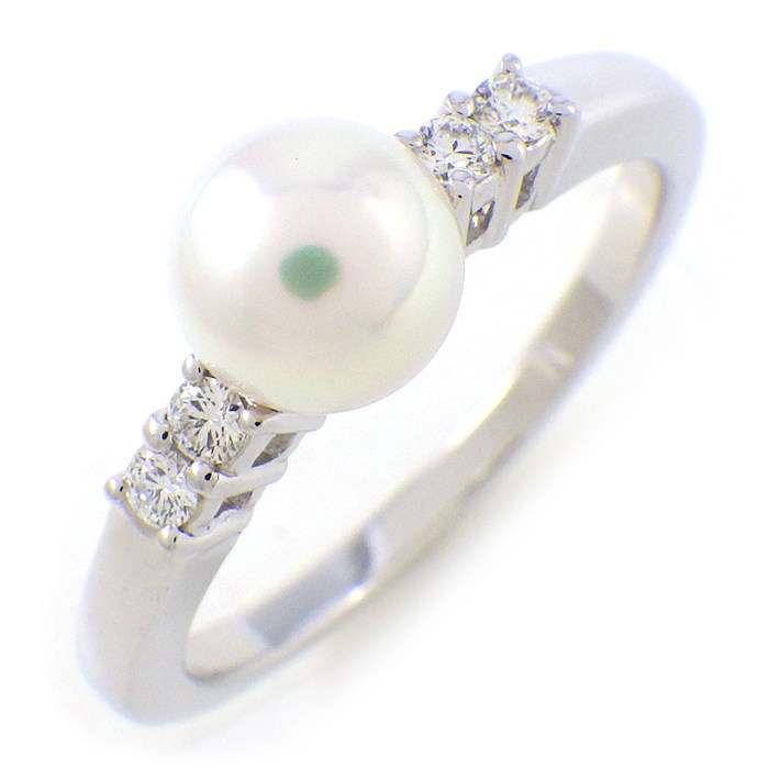 MIKIMOTO　ミキモト　プラチナ　パールリング　10号 楽天市場】ミキモト MIKIMOTO リング パール 10mm珠 ダイヤモンド 11号
