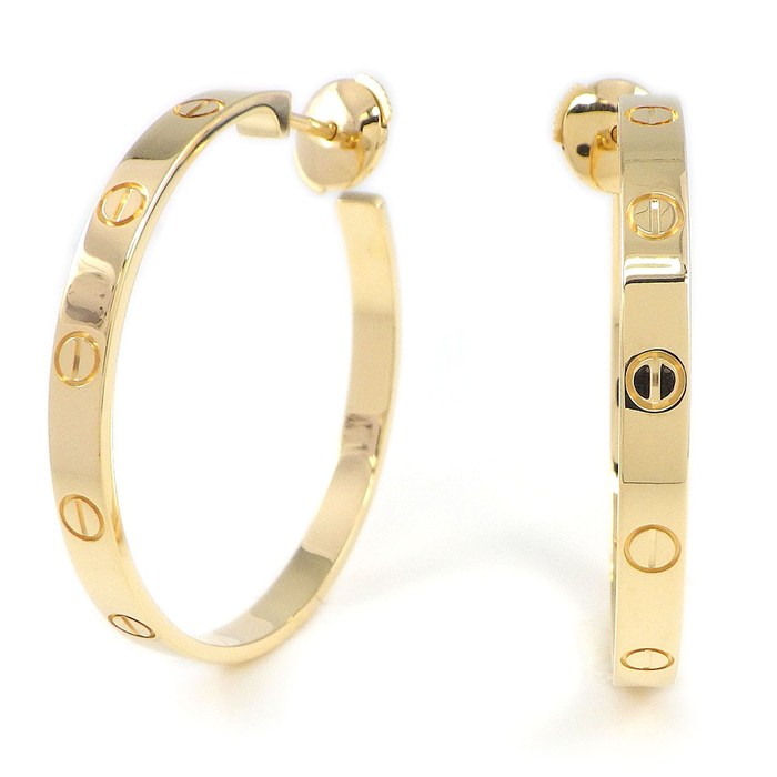 現行　カルティエ　ラブ　シングルピアス　K18YG B8301421 楽天市場】カルティエ Cartier ピアス ラブ シングル B8301421