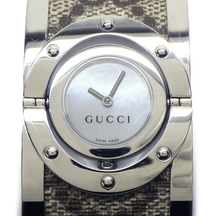 楽天市場】グッチ GUCCI 腕時計 1400L シルバー文字盤 SS クオーツ