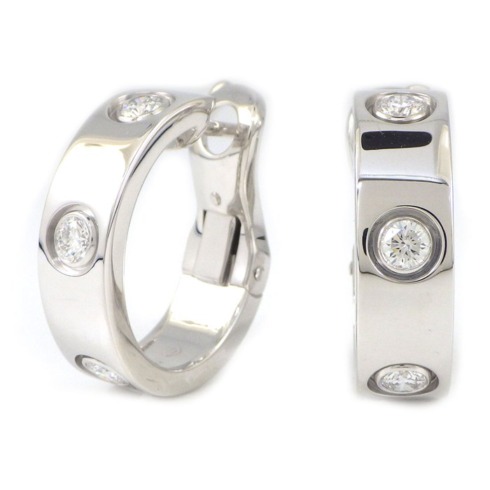 楽天市場】カルティエ Cartier ピアス ラブ シングル B8301421