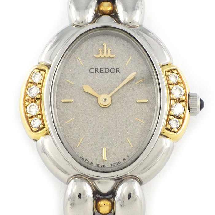 セイコークレドール18金ベゼル 楽天市場】セイコー SEIKO クレドール 腕時計 ダイヤベゼル 5930-5590