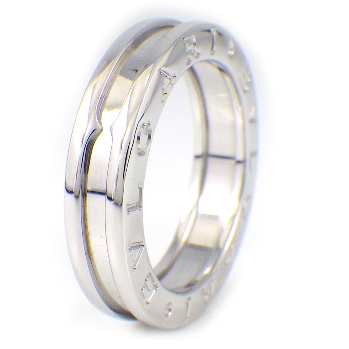 【最大3万円OFFクーポン配布中】 ブルガリ BVLGARI リング B-zero1 ビーゼロワン XS 336022 1バンド K18WG 12号 / #52 【中古】 104,500円