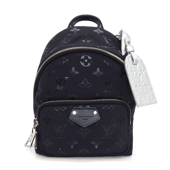 【15日限定★ポイント3倍】 ルイ・ヴィトン LOUIS VUITTON バックパック パームスプリングス MINI M11780 ポーラーナイト モノグラムナイロン レザー 【中古】
