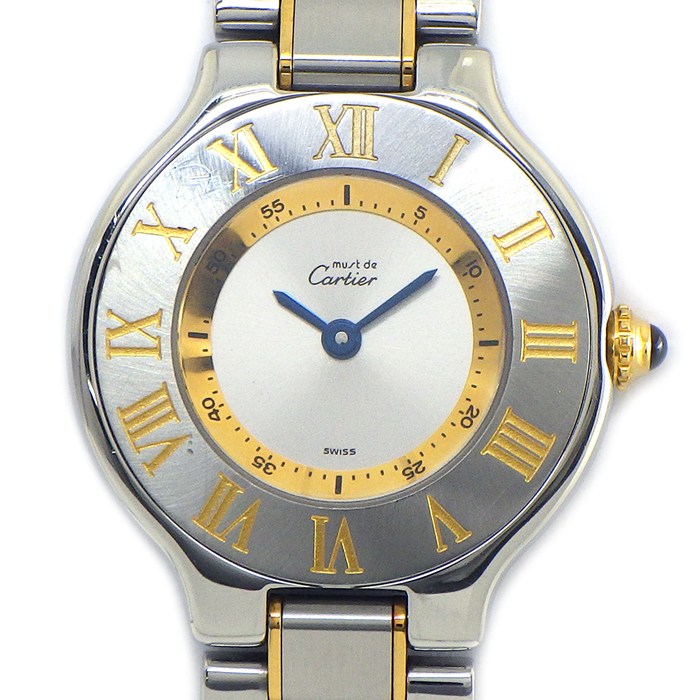 楽天市場】Cartier カルティエ マスト21 ヴァンテアン クロノスカフ