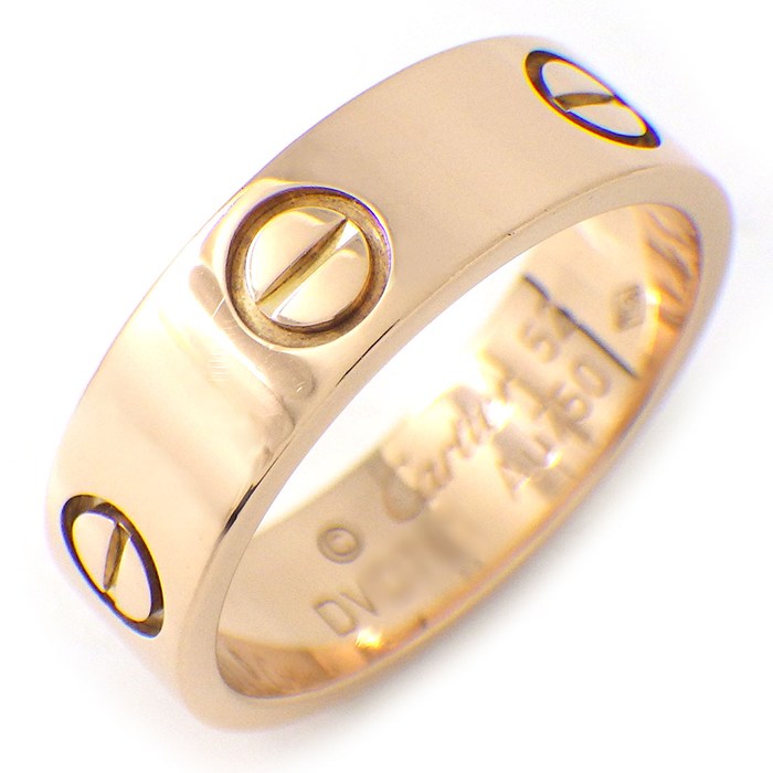 【最大3万円OFFクーポン配布中】 カルティエ Cartier リング ラブ クラシックモデル MM B4084852 K18PG 11.5号 / #52 【中古】