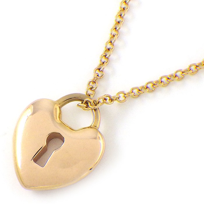 ティファニー Tiffany & Co. ネックレス ハートロック K18PG 【中古】|ジェイビーワークス 店