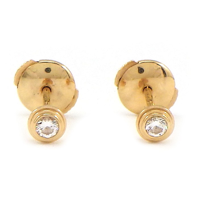 Cartier ダムール XS ダイヤモンド　ピアス　ゴールド　750 片耳 楽天市場】カルティエ Cartier ピアス ダムール XS ディアマン レジェ