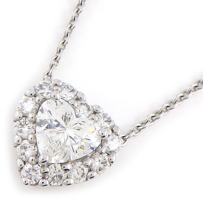 グラフ Graff GRAFF ネックレス コンステレーション ハートシェイプ ダイヤモンド 0.71ct(F/VVS2) ラウンドカット ダイヤモンド K18WG 【箱・保付き】 【中古】