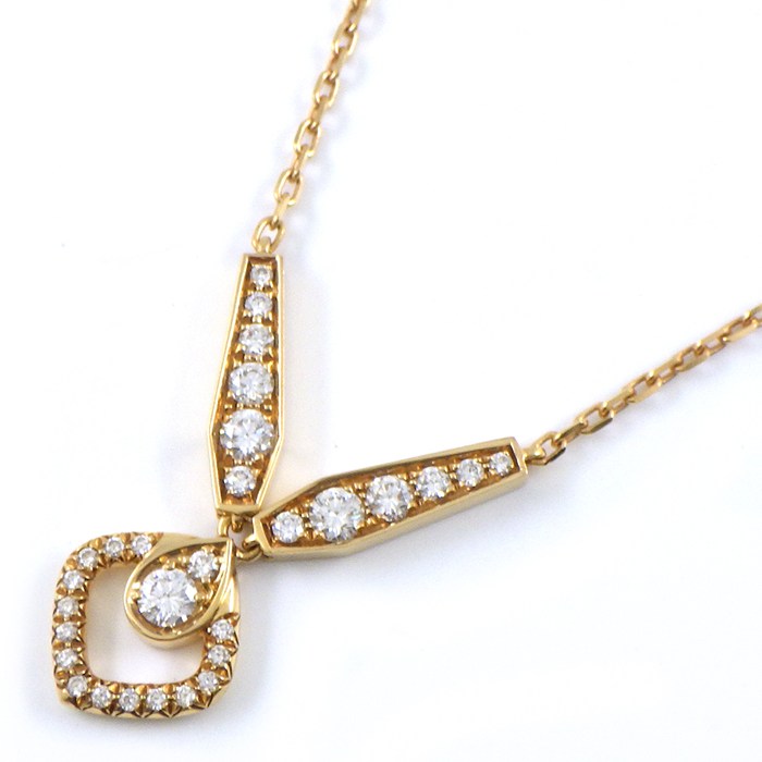 ショーメ Chaumet ネックレス ジョセフィーヌ ダイヤモンド K18PG 【中古】｜ジェイビーワークス　店