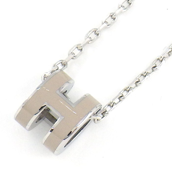 エルメス HERMES ネックレス ポップH ポップアッシュ ミニ マロングラッセ ラッカー Pdメタル 【中古】｜ジェイビーワークス　店 79,800円