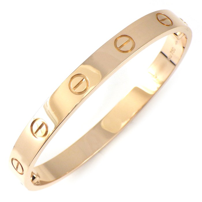カルティエ Cartier ブレスレット ラブ クラシックモデル B6067415 現行 K18PG / #15 【箱・保付き】 【中古】｜ジェイビーワークス　店