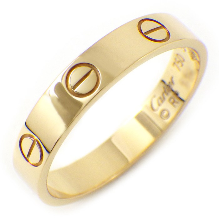 カルティエ Cartier リング ラブ スモールモデル SM B4085056 K18YG 15.5号 / #56 【中古】|ジェイビーワークス 店