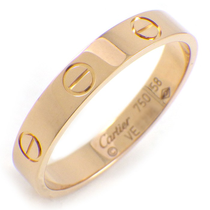 カルティエ Cartier リング ラブ スモールモデル SM B4085258 K18PG 17.5号 / #58 【中古】|ジェイビーワークス 店