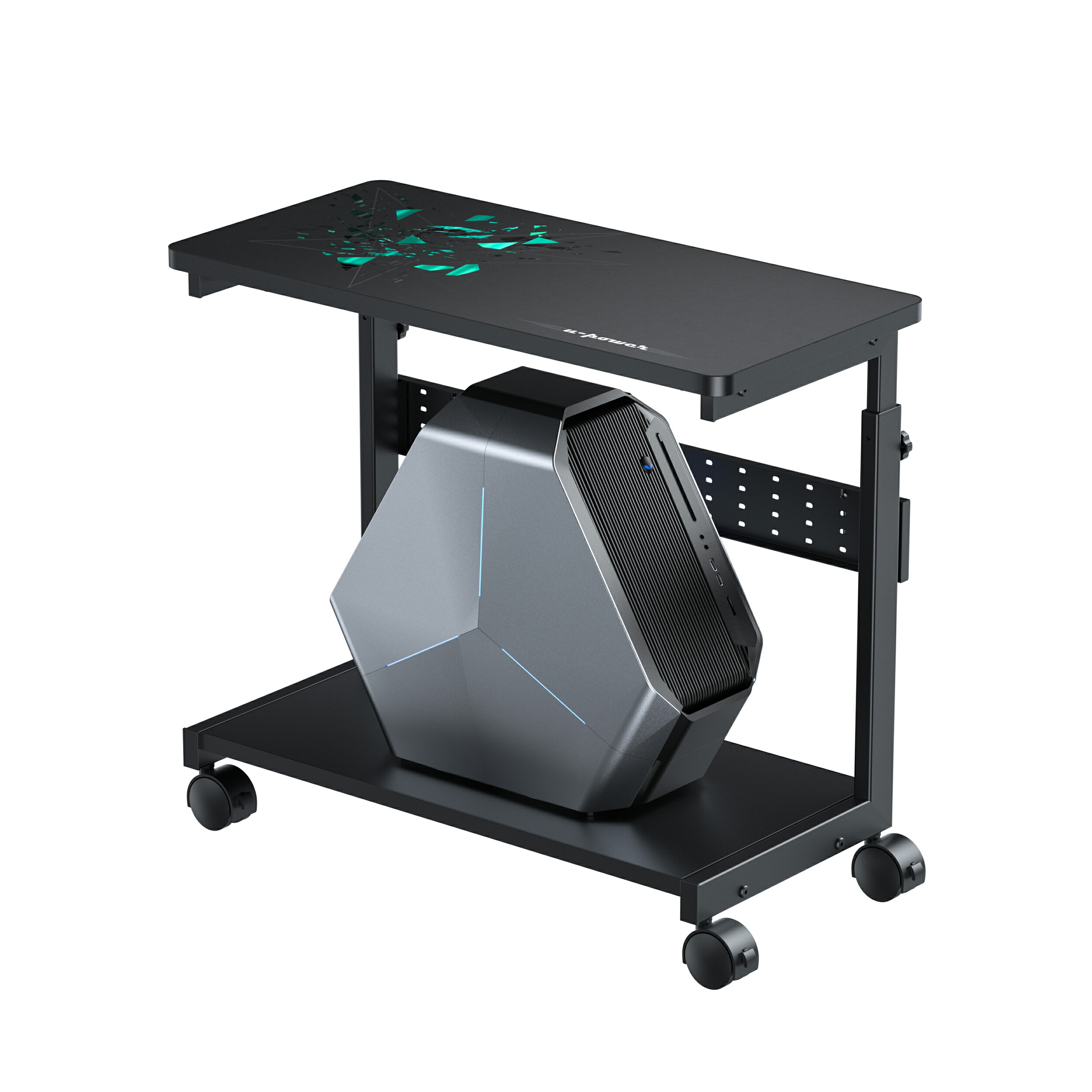パソコンデスク&ワゴンBauhutte バウヒュッテ BLK 昇降式 Amazon.co.jp: Bauhutte (バウヒュッテ) 昇降式 L字デスク
