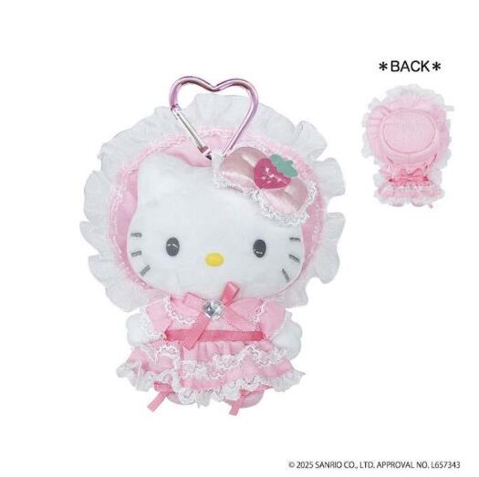 楽天市場】ハローキティ ラブリーフリルマスコットキーホルダー