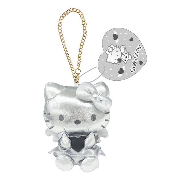 楽天市場】ハローキティ 合皮マスコットチャーム シルバー : トミモリ