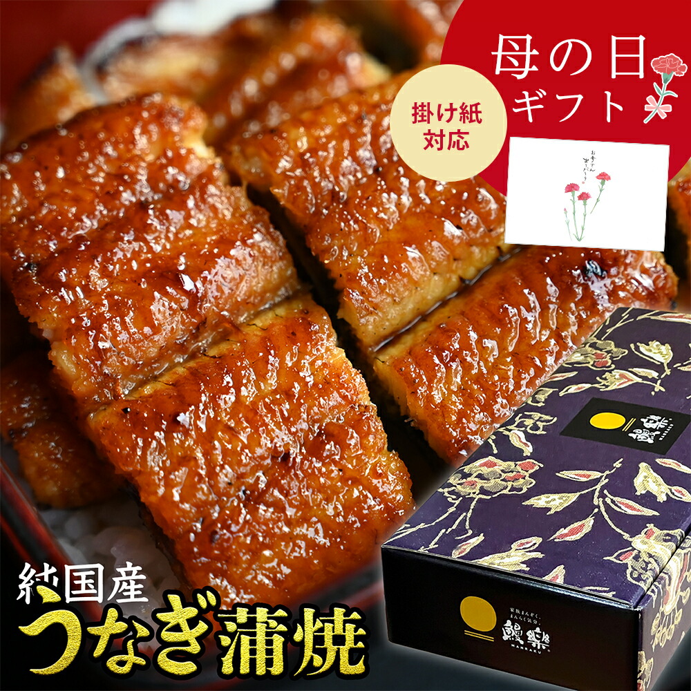 楽天市場】母の日P2倍☆ 鰻楽 国産 うなぎ 140gサイズ 長焼2尾 3尾 5尾
