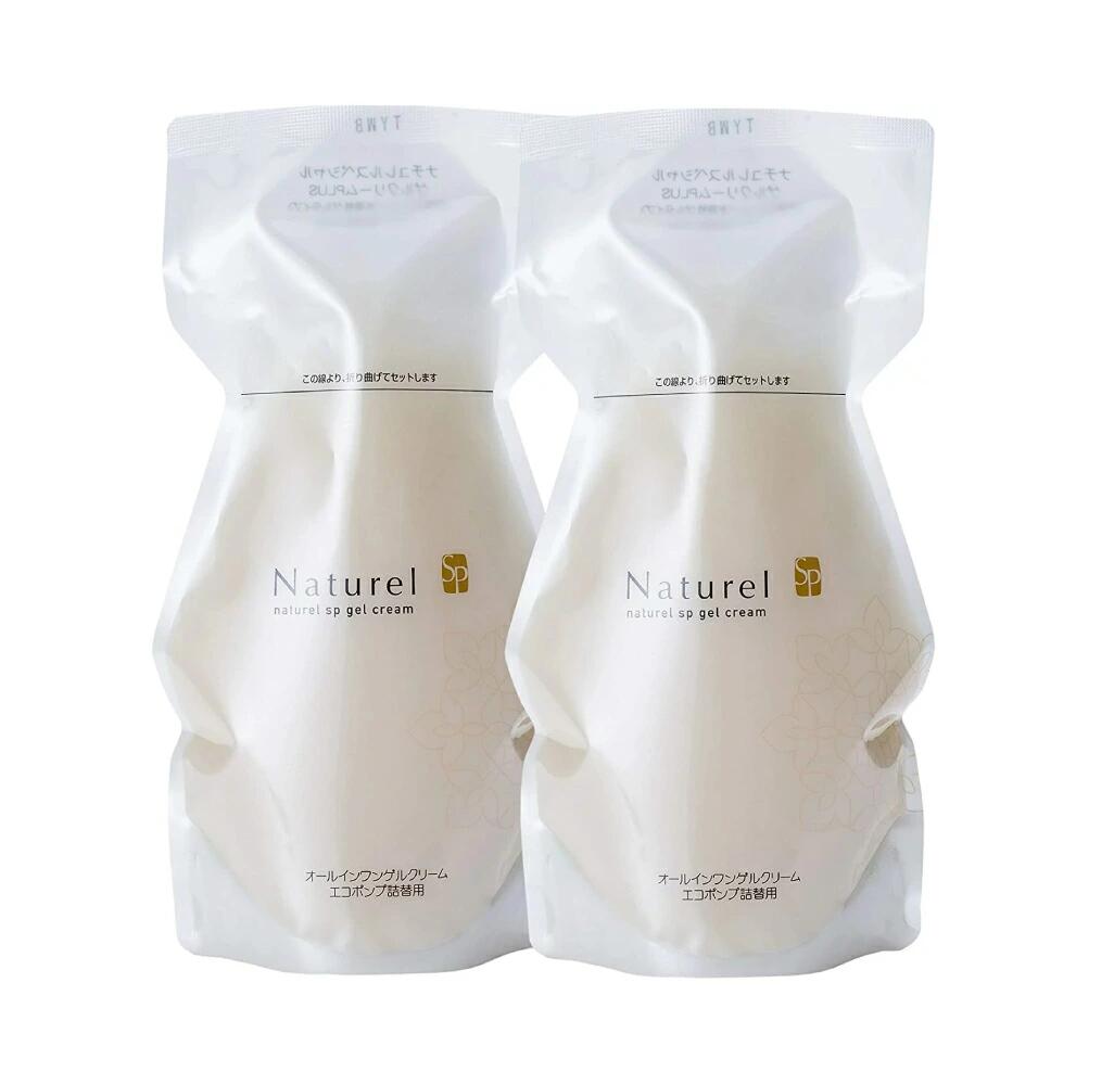 ナチュレルSPゲルクリームPLUS　詰替　エコツインセット550g&times;2｜いきいき１０００年商店