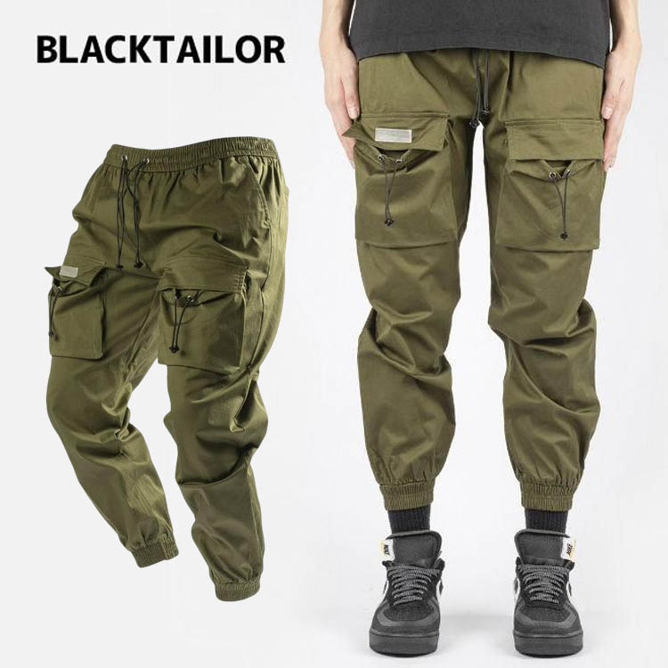BLACKTAILOR ブラックテイラー C39 CARGO スト系 ストリート メンズ カーゴパンツ ジョガーパンツ メンズファッション 靴下イン ソックスインコーデ｜HIGH FIVE 店