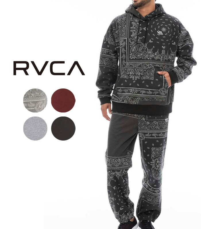 RVCA ルーカ WRWB セットアップ メンズ 上下セット 男性 ジャージ ルーズシルエット スウェット ルームウェア カジュアル スポーツ ブランド メンズコーデ ファッション