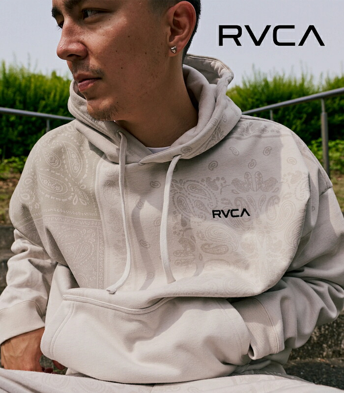 RVCA ルーカ WRWB FADE 固定ディスク パーカー 流汗 フーディ 心地好い KHC-BLK