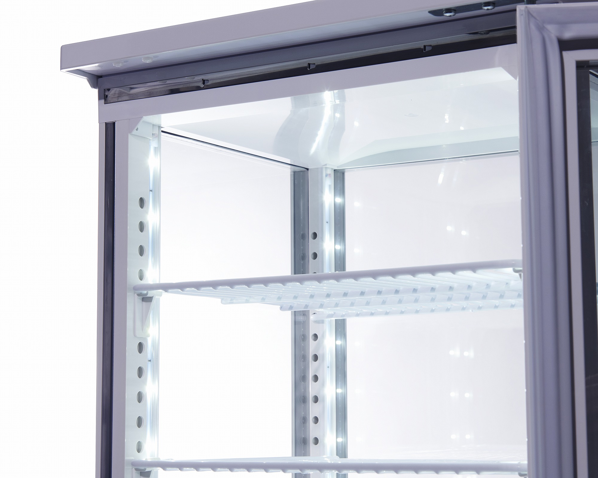 JCM 4面ガラス冷蔵ショーケース（片面扉） 39L JCMS-41 業務用冷蔵庫