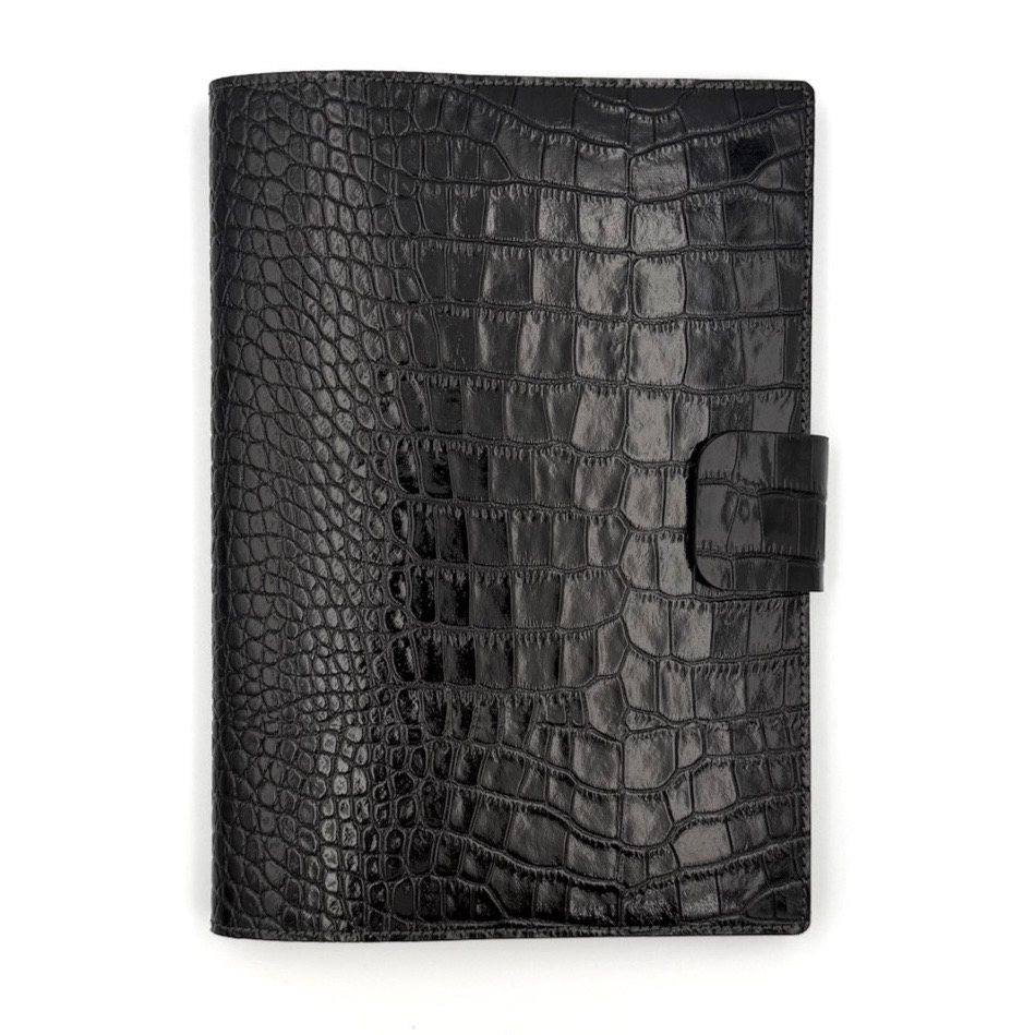 【Order Made】[Jinastory] Diary Cover ブラック　本革/手帳カバー｜J comma