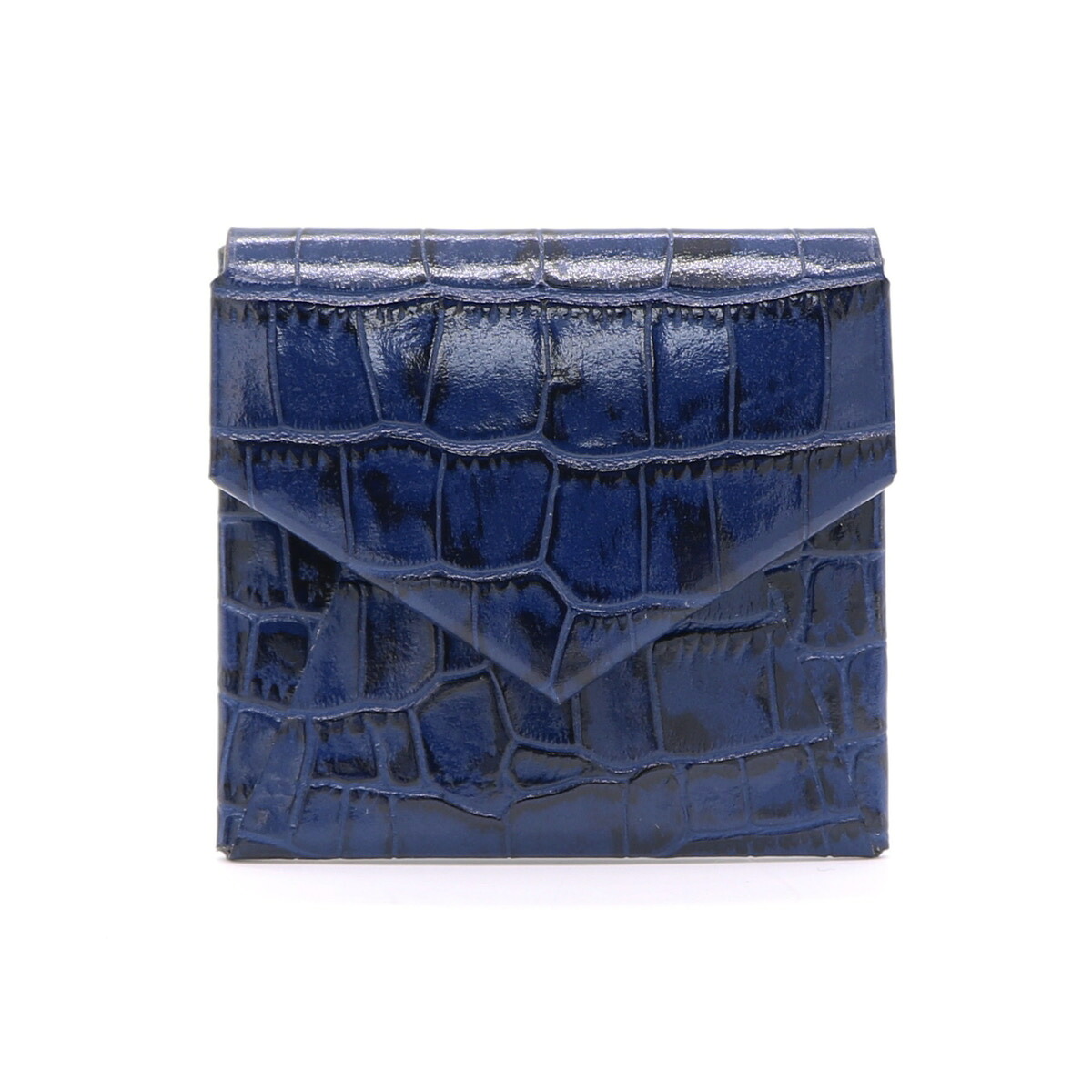 【分量制限事項・即納】[Jinastory] Coin Case 青色 本革/コインケース