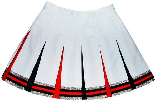チアリーディング　スカート<br>ボックスプリーツ<br>1着の注文可能・税込・送料込