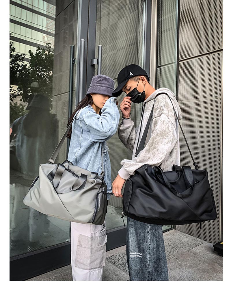 楽天市場】仕切り収納できる!ボストンバッグ 旅行鞄 かばん キャンバス