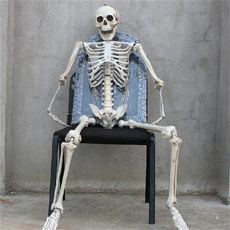 楽天市場】ハロウィン 骸骨 飾り 185cm等身大 スケルトン 怖い お化け