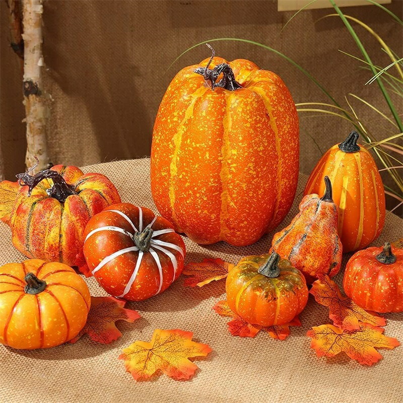 【ミエリ】ハロウィンかぼちゃ　本物　直径25cm  2個入り asy-2309086-1.jpg