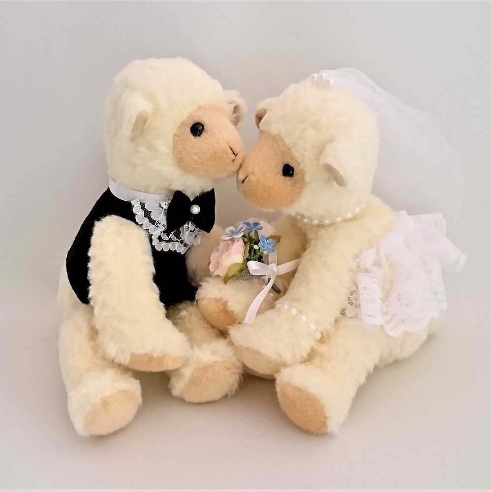 楽天市場 羊ぬいぐるみ ヒツジ人形 結婚式ぬいぐるみ ひつじのミルキーペア 結婚祝い ギフト ウェルカムスペース J Dコーポレーション