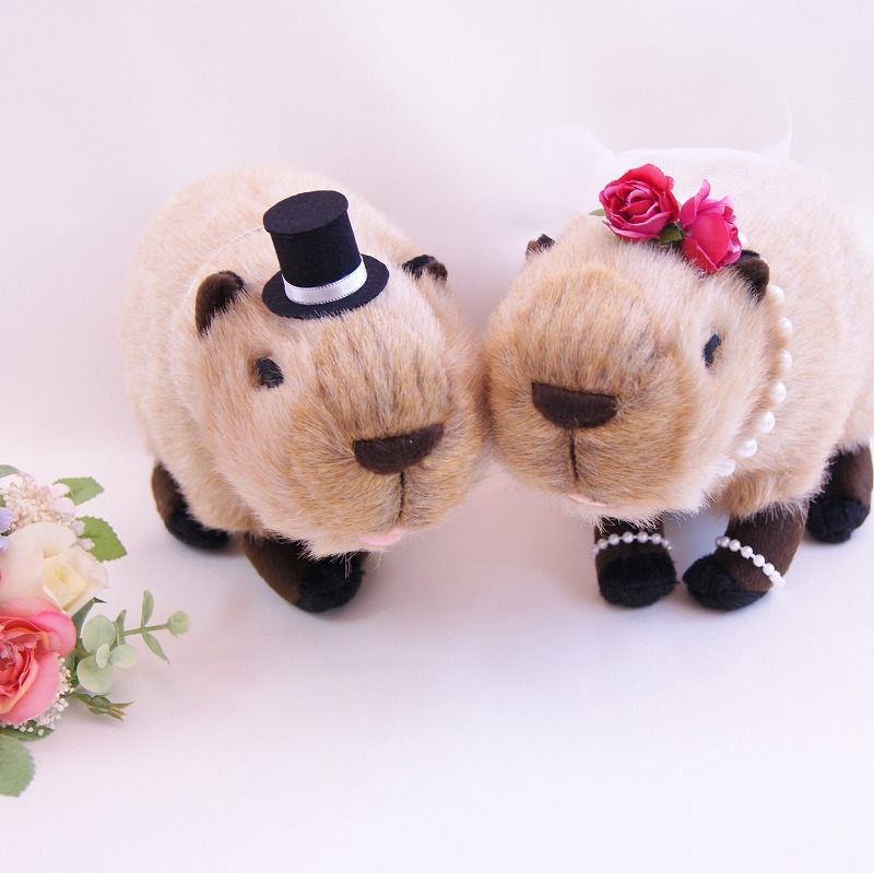 50 Off カピパラ ぬいぐるみ ウェディングドール 結婚式ぬいぐるみ カピパラさん 珍しい動物 ユニーク 可愛い ぬいぐるみ 受付 ギフト 結婚祝い カピバラ 最安値に挑戦 Ihmc21 Com